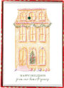 Watercolor Gingerbread House Holiday Boxed Cards