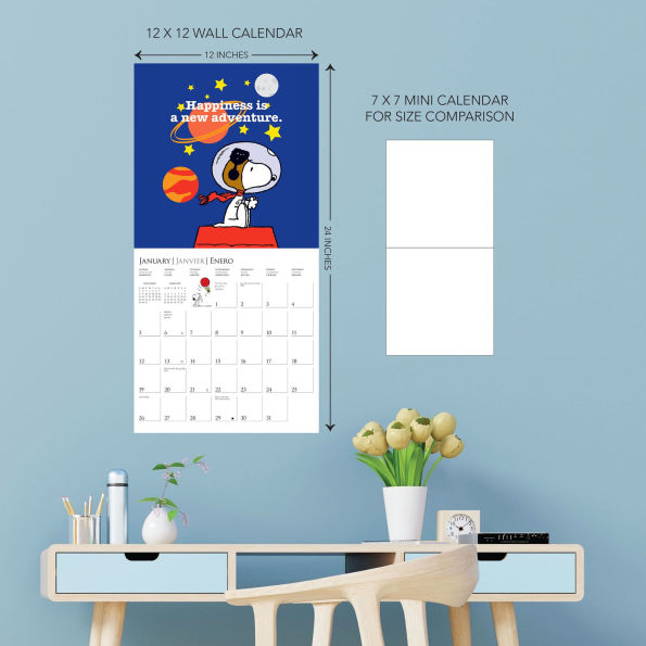 2025 Peanuts Wall Calendar