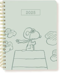 Title: 2025 Peanuts 8X10 Spiral Vegan Leather Planner