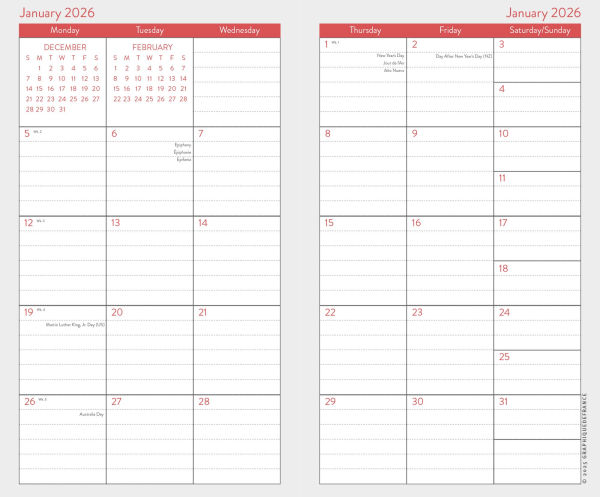 2026 Joyful Landscapes 2 Year Planner