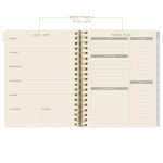 Alternative view 2 of 2025-2026 Peanuts Happy Days Ahead 8x10 Frosted Cover Planner