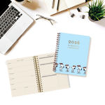 Alternative view 5 of 2025-2026 Peanuts Snoopy and Books 8X10 Spiral Vegan Leather Planner
