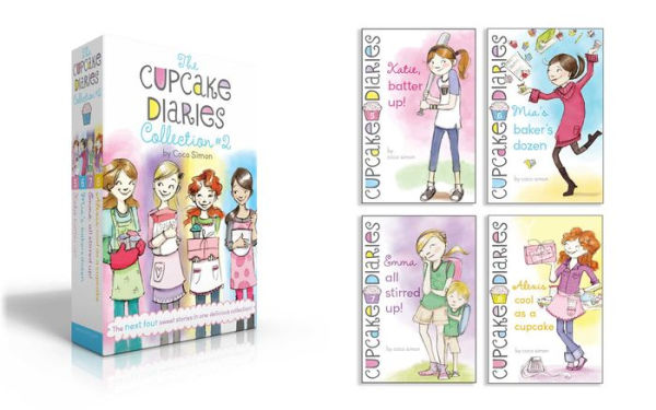 The Cupcake Diaries Collection #2 (Boxed Set): Katie, Batter Up!; Mia's Baker's Dozen; Emma All Stirred Up!; Alexis Cool as a Cupcake