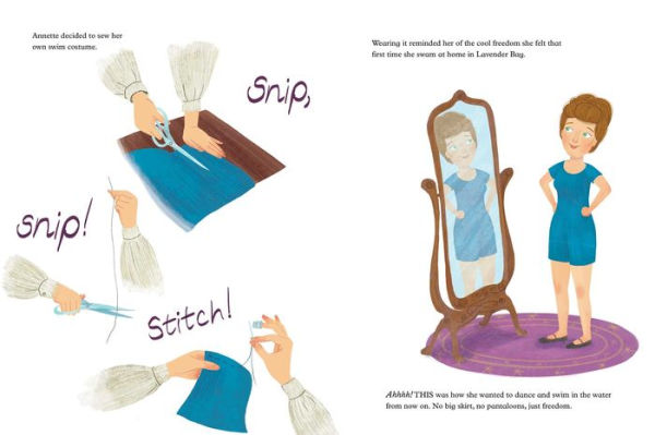 Annette Feels Free: The True Story of Kellerman, World-Class Swimmer, Fashion Pioneer, and Real-Life Mermaid