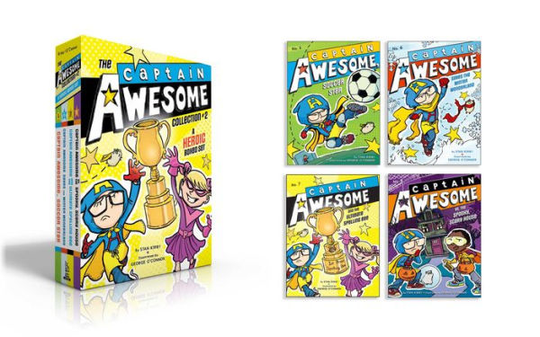 The Captain Awesome Collection No. 2 (Boxed Set): Captain Awesome, Soccer Star; Captain Awesome Saves the Winter Wonderland; Captain Awesome and the Ultimate Spelling Bee; Captain Awesome vs. the Spooky, Scary House