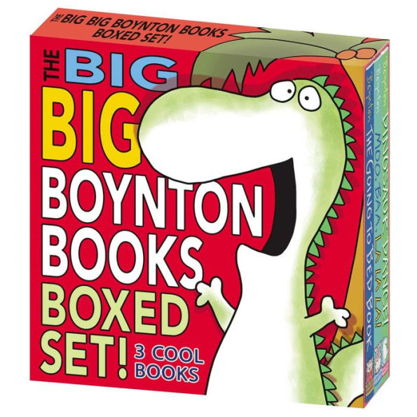 The Big Big Boynton Books Boxed Set!: The Going to Bed Book; Moo, Baa, La La La!; Dinosaur Dance!/Oversized Lap Board Books