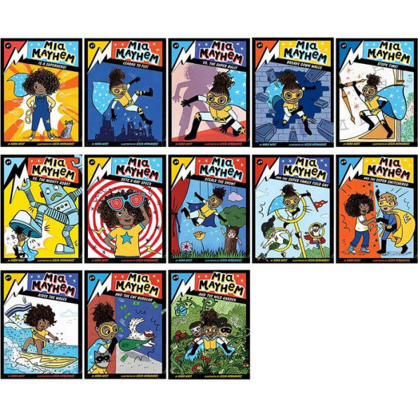 Mia Mayhem 4 Books in 1!: Mia Mayhem Is a Superhero!; Mia Mayhem Learns to Fly!; Mia Mayhem vs. the Super Bully; Mia Mayhem Breaks Down Walls