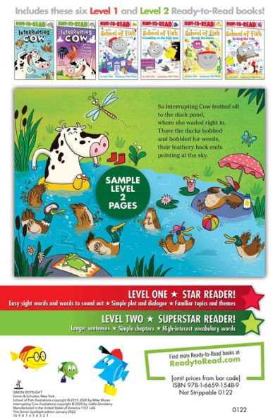 Joking, Rhyming Animals Ready-to-Read Value Pack: Interrupting Cow; Interrupting Cow and the Chicken Crossing the Road; School of Fish; Friendship on the High Seas; Racing the Waves; Rocking the Tide