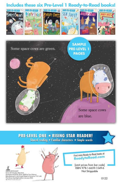 Really Silly Animals Ready-to-Read Value Pack: Space Cows; Party Pigs!; Knight Owls; Sea Sheep; Roller Bears; Diner Dogs