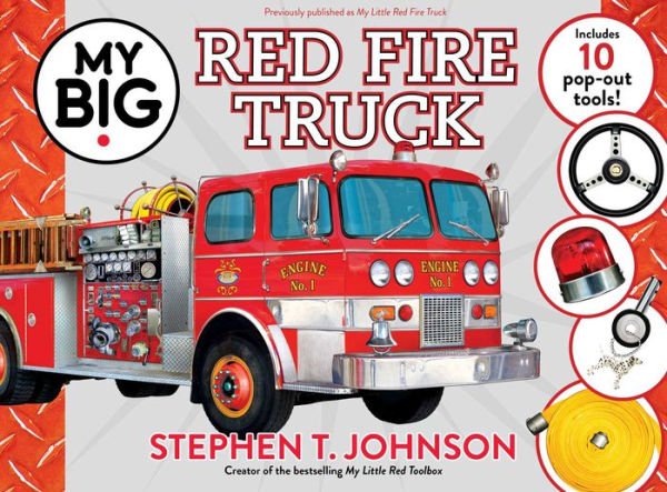 Big red fire truck toy online