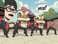 Alternative view 7 of Lion Dancers