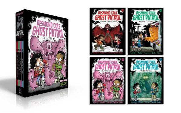 The Desmond Cole Ghost Patrol Collection #4 (Boxed Set): The Vampire Ate My Homework; Who Wants I Scream?; The Bubble Gum Blob; Mermaid You Look
