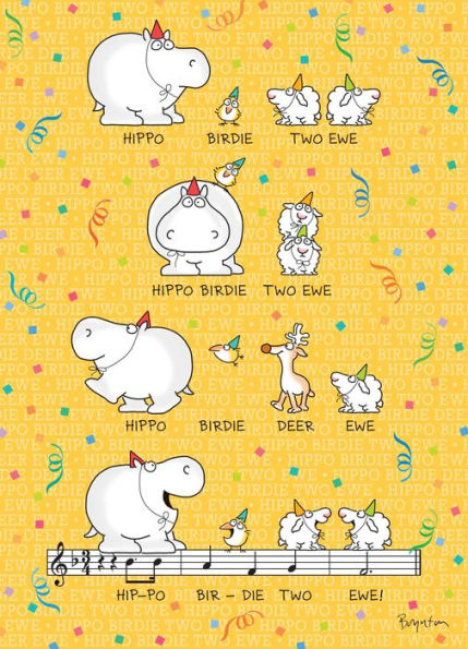 Hippo Birdie Two Ewe: 300-Piece Birthday Puzzle!