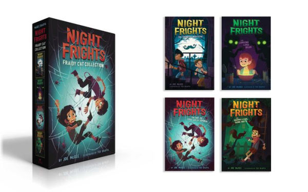 Night Frights Fraidy-Cat Collection (Boxed Set): The Haunted Mustache; The  Lurking Lima Bean; The Not-So-Itsy-Bitsy Spider; The Squirrels Have Gone  Nuts by Joe McGee, Teo Skaffa, Paperback