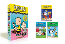 Alternative view 2 of Peanuts Graphic Novel Collection (Boxed Set): Snoopy Soars to Space; Adventures with Linus and Friends!; Batter Up, Charlie Brown!