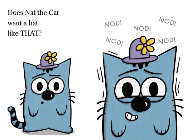 Nat the Cat Has a Hat: Ready-to-Read Pre-Level 1
