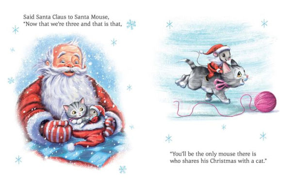 Santa Mouse Finds a Furry Friend