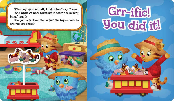 Daniel Tiger Cleans Up