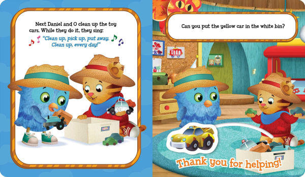 Daniel Tiger Cleans Up