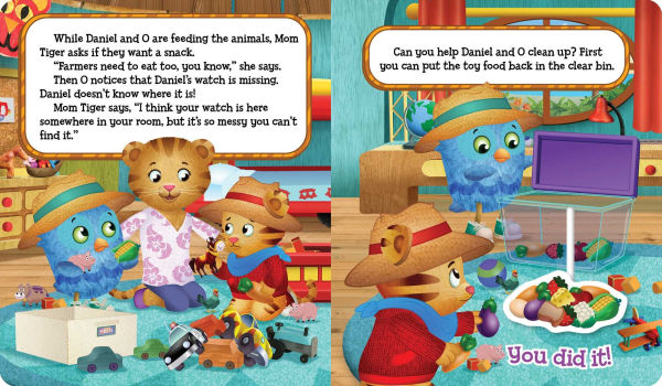 Daniel Tiger Cleans Up