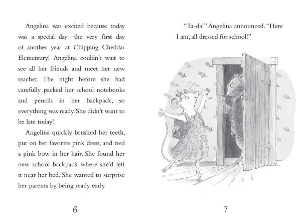 Angelina Ballerina 4 Ballet-Filled Chapter Books 1!: Best Big Sister Ever!; Ballerina's Ballet Tour; and the Dancing Princess; Fancy Dress Day