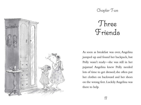 Angelina Ballerina 4 Ballet-Filled Chapter Books 1!: Best Big Sister Ever!; Ballerina's Ballet Tour; and the Dancing Princess; Fancy Dress Day