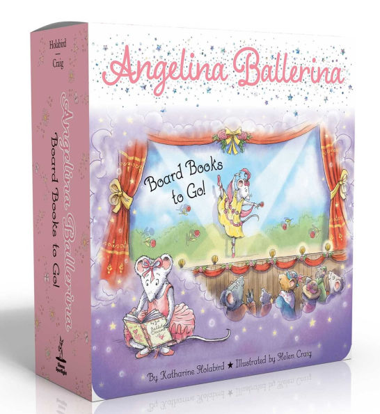 Angelina Ballerina Board Books to Go! (Boxed Set): Center Stage; Big Dreams!; Angelina Ballerina by the Sea