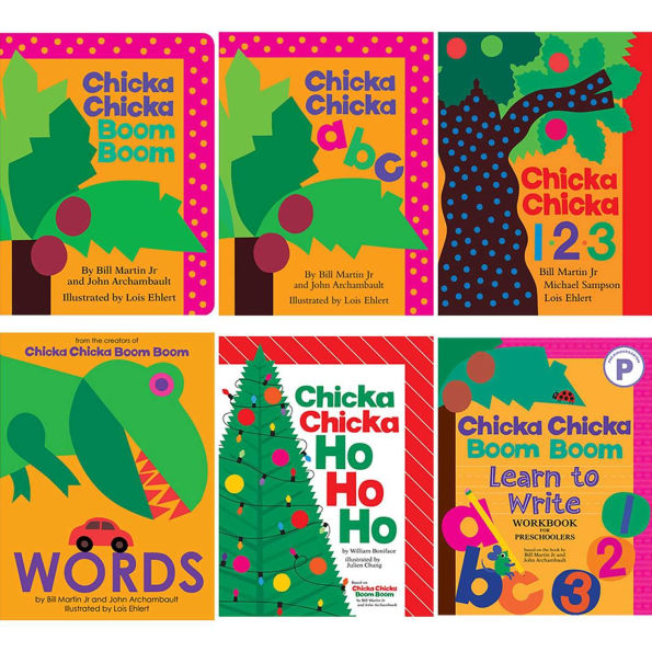 Chicka Chicka Boom Boom Kindergarten Workbook: Writing Practice for Tracing, Counting, Shapes, Problem Solving, and Thinking Skills for Ages 4-6