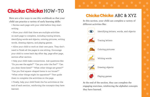 Chicka Chicka Boom Boom Kindergarten Workbook: Writing Practice for Tracing, Counting, Shapes, Problem Solving, and Thinking Skills for Ages 4-6