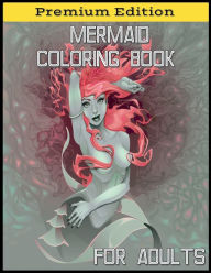 Title: Mermaid Coloring Book for Adults: Beautiful Creatures, Cute Mermaids, Fantasy Scenes for Relaxation, Author: Nisclaroo