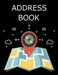 Title: Address Book with Tabs: Large Print Address Books, A Personal Organizer for Addresses, Social Media Handles and Notes, Author: Nisclaroo