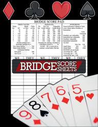 Title: Bridge Score Sheets, Bridge Score Pad: 100 Bridge Game Score Sheets, Bridge Supplies, Bridge Accesories, Author: Nisclaroo