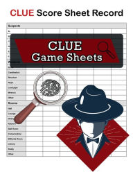 Title: Clue Score Sheet Record, Clue Game Sheets: Clue Classic Score Sheet Book, Clue Scoring Game Record , Clue Score Card, 100 Sheets, Author: Nisclaroo