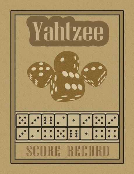 Yahtzee Score Record: 100 Yahtzee Score Sheet, Game Record Score Keeper Book, Score Card