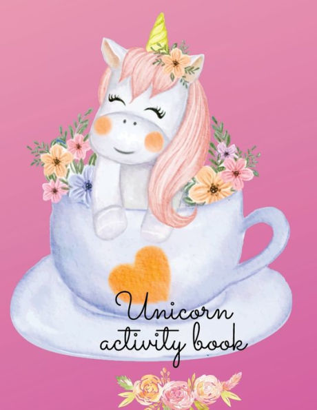 Unicorn activity book: Stunning activity book for kids, contains mazes,dot to dot and coloring pages to entertain your little ones.