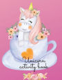 Unicorn activity book: Stunning activity book for kids, contains mazes,dot to dot and coloring pages to entertain your little ones.