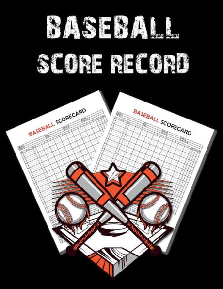 Baseball Scorecard, Baseball Scorebook: 100 Pages Baseball Score Sheet, Baseball Scorekeeper Book, Baseball Scorecard