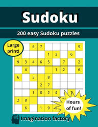 Title: Sudoku 200 easy puzzles: Hours of fun ! Large print Paperback, Author: Imagination Factory