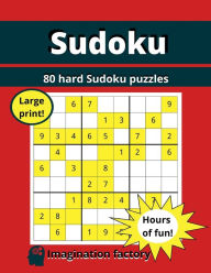 Title: Hard Sudoku puzzles 1: Hours of fun! Large print, Author: Imagination Factory