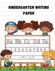 Title: Kindergarten writing paper: Notebook with 100 Blank handwriting practice paper with dotted lines/ Perfect practice book for preschoolers and kids, Author: Mario M'bloom