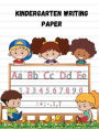 Kindergarten writing paper: Notebook with 100 Blank handwriting practice paper with dotted lines/ Perfect practice book for preschoolers and kids