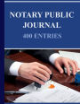 Notary Public Journal 400 Entries