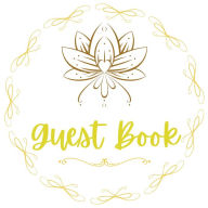 Title: Guest Book: Evening Awl Guest Book Any Occasions Book (100 Pages) Guest Book with Premium Gold Foil, Author: Press Esel