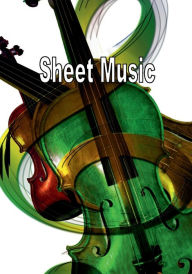 Title: Blank Sheet Music Notebook - Green Cello: Composition Manuscript Staff Paper Musicians Notebook, Author: Harmony Chord