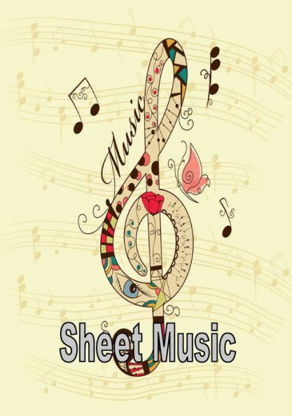 Blank Sheet Music Notebook