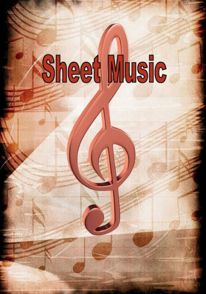 Blank Sheet Music Notebook