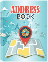 Title: Address Book with Tabs: Large Print Address Books, A Personal Organizer for Addresses, Social Media Handles and Notes, Author: RFZA