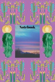 Title: Notebook: Desert Landscape #1, composition notebook, college ruled, lined 120 page, 6 X 9:Handy desert design & cactus notebook that can be used as garden notebook, journal, diary, log book and more., Author: Bluejay Publishing