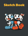 Sketch Book: Animated Cartoon Cover Blank Drawing Book- Large Notebook for Drawing, Doodling or Sketching:110 Pages 8.5