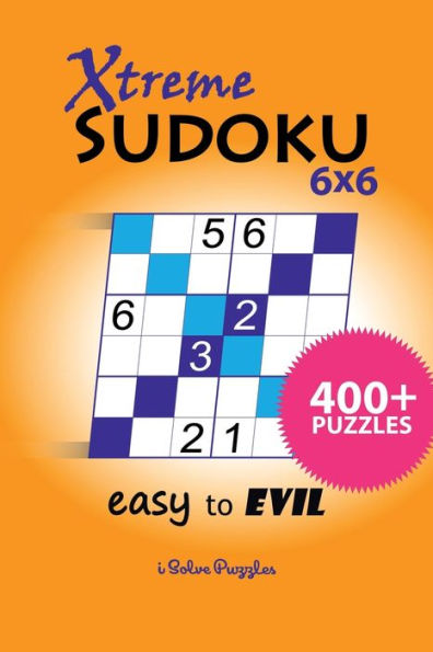 Xtreme SuDoKu 6x6 Easy to Evil